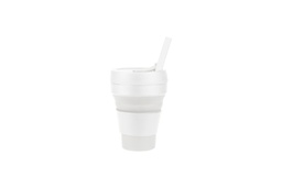 [M126] MAYOR - Collapsible Cup (White)