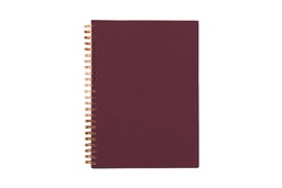 [S125] Wire-O Notebook (Maroon)