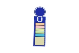 [S95] Bookmark with Sticky Notes &amp; Ruler (Blue)