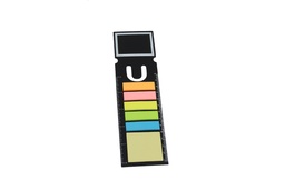 [S98] Bookmark with Sticky Notes &amp; Ruler (Black)