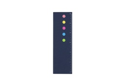 [S84] Eco Sticky Notes with Ruler (Blue)