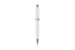 [958B] VIENNA - Metal Ball Pen (White)