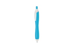 [602] BUBBLE - Plastic Ball Pen (Light Blue)
