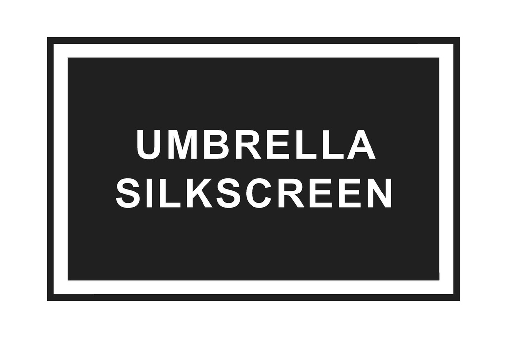Umbrella Silkscreen Block
