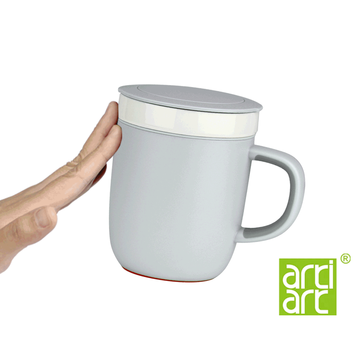 [M127] ARTIART VITALITY SKY - Ceramic Suction Mug