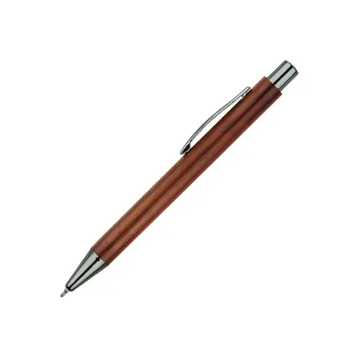 [5056BG] SILVERLEAF - Wood Ball Gel Pen